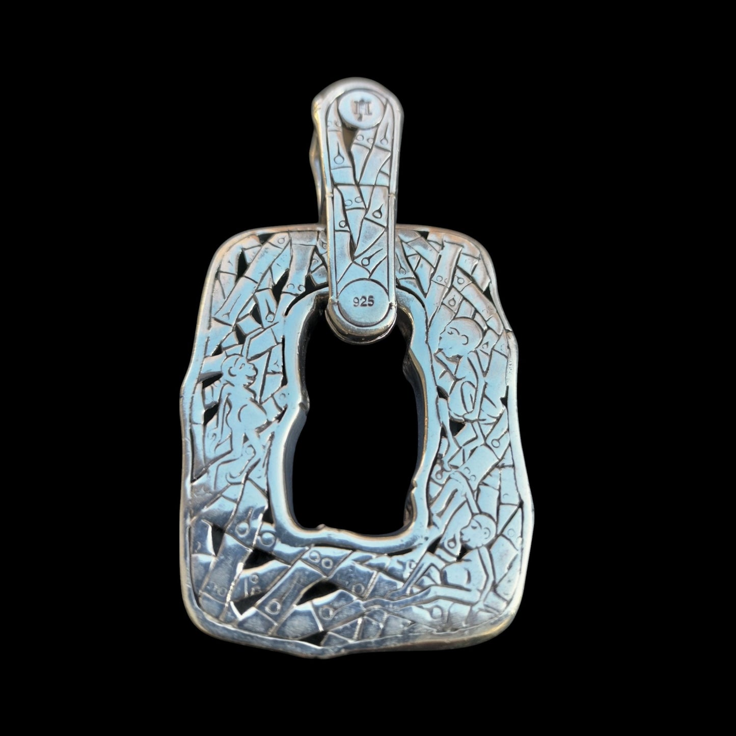 John Hardy Sterling Silver Bamboo pendant