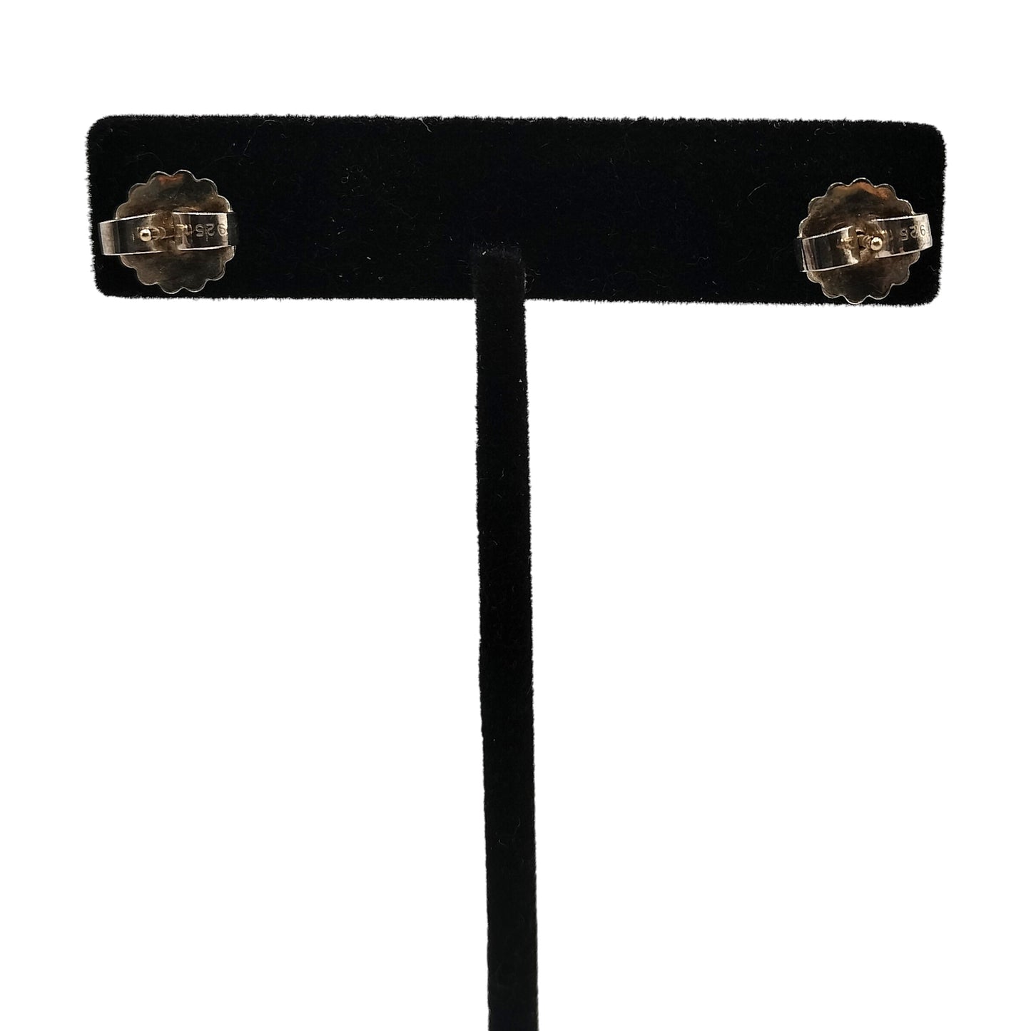 LAGOs 14K Gold Post, Sterling Silver & Diamond Caviar Collection Studs