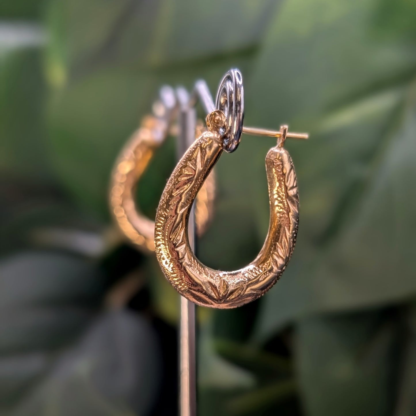 14K Gold Hoop Earrings