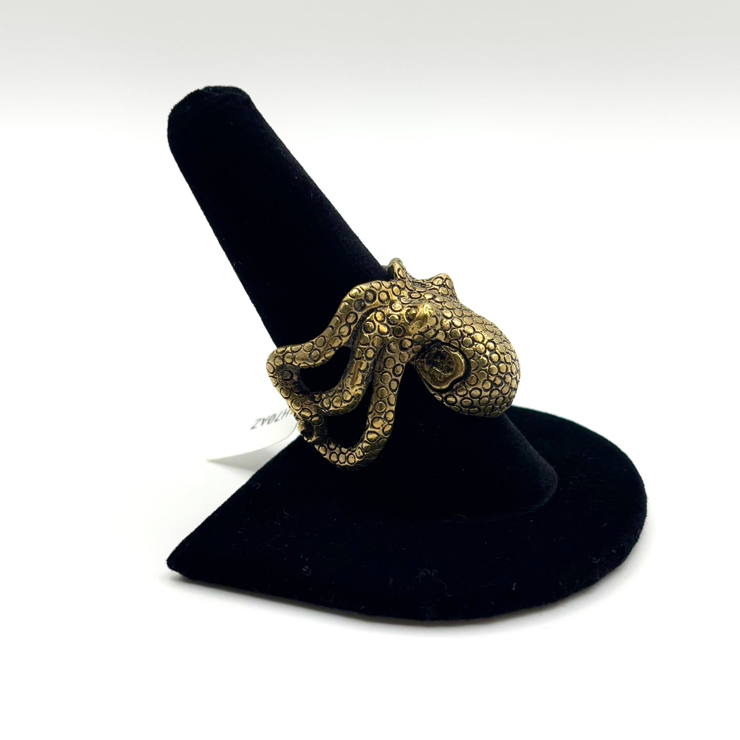 Brass Octopus Ring