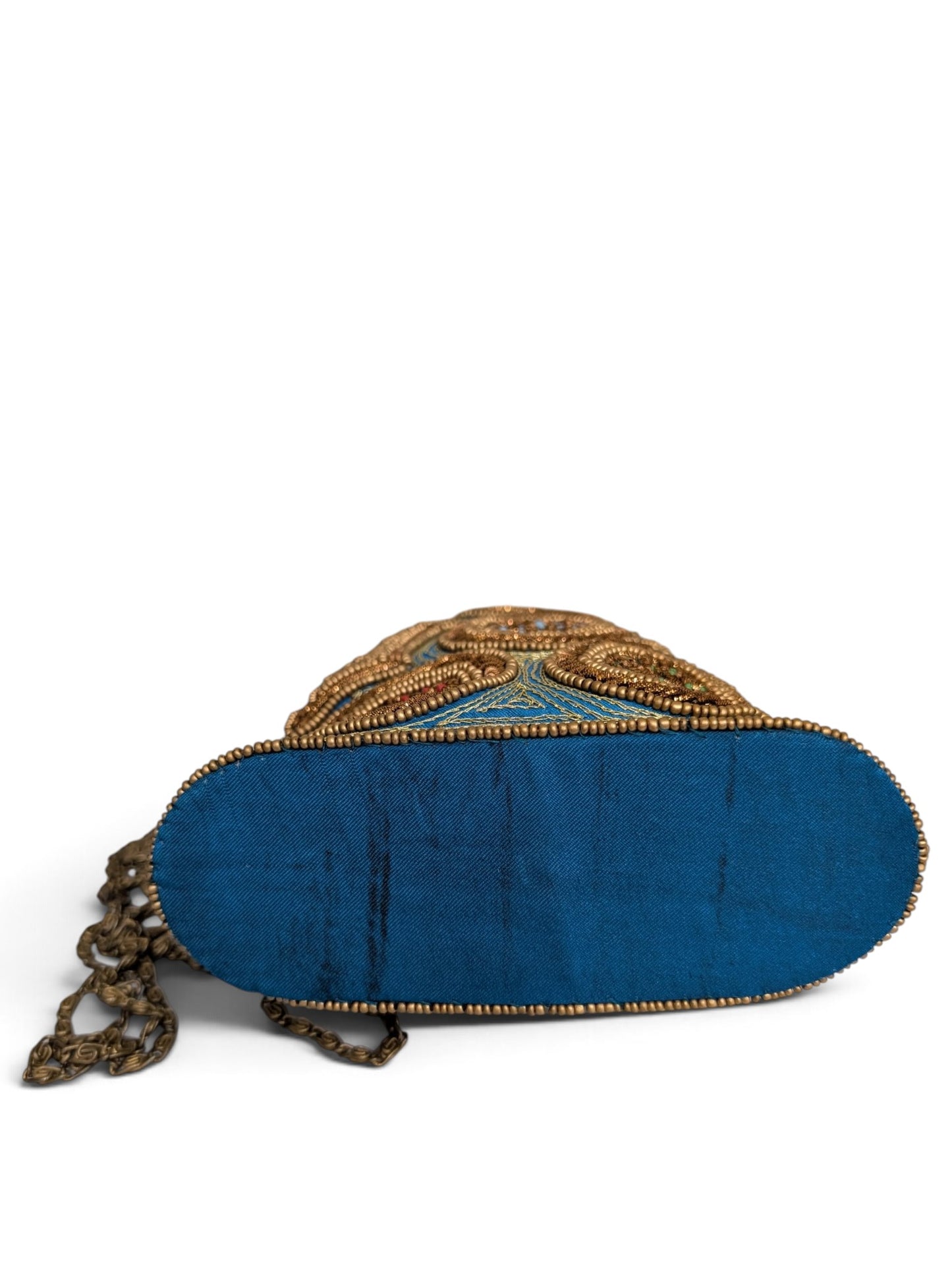David Jeffery Small Beaded Crossbody Clutch
