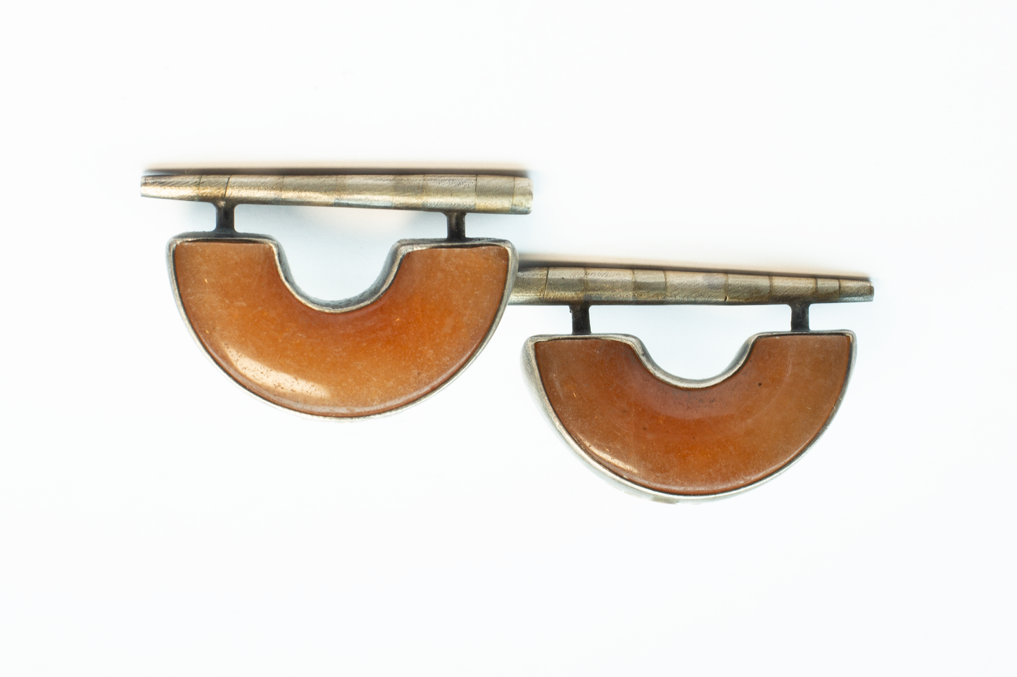 Terri Logan Clip on River Stone Earrings