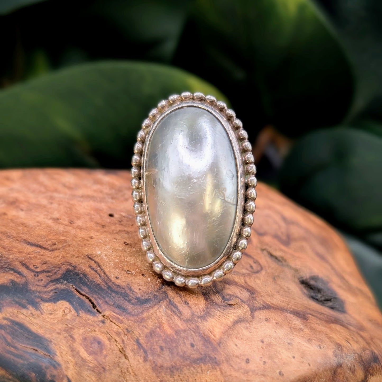 Fresh Water Blister Pearl Ring