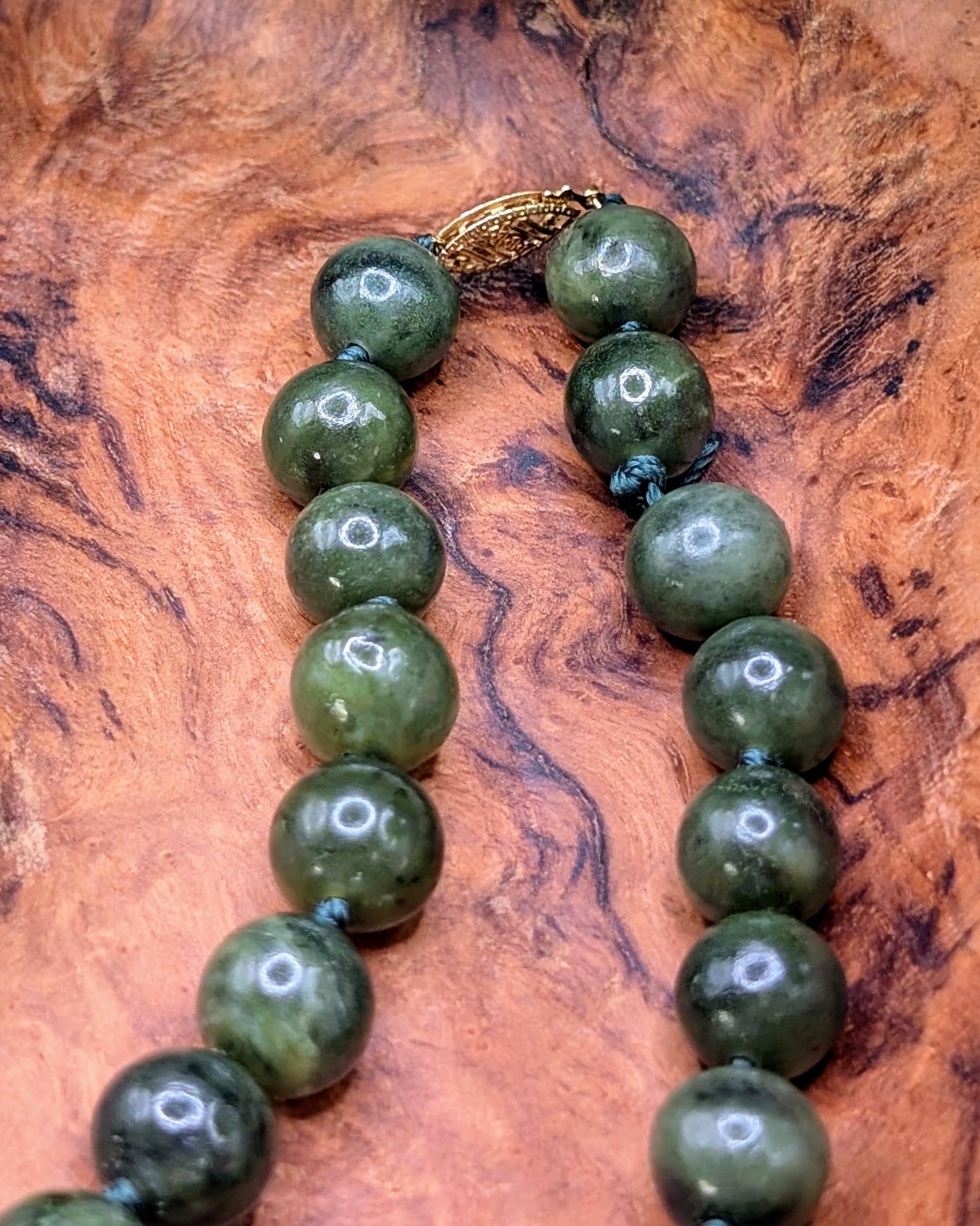 Nephrite Beaded Necklace