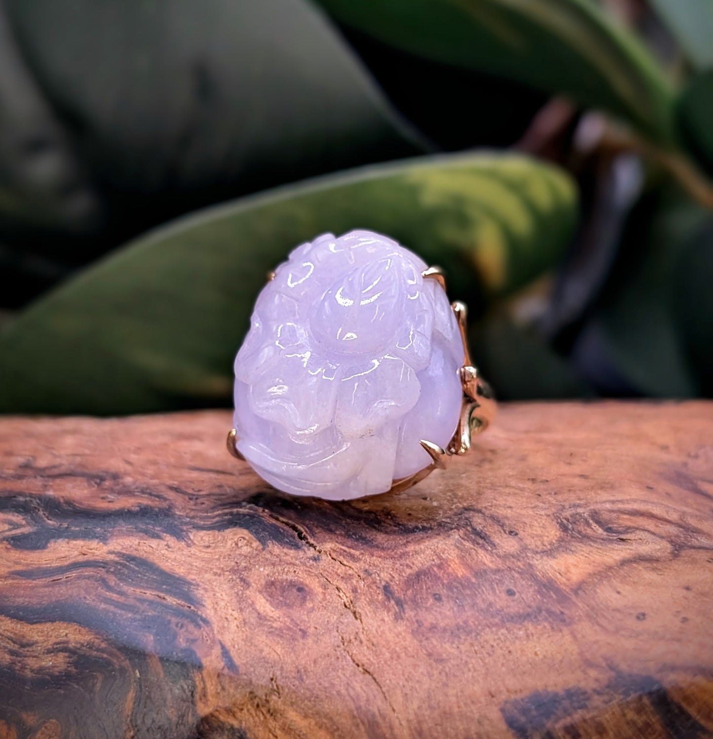 Lavender Jadeite Ring