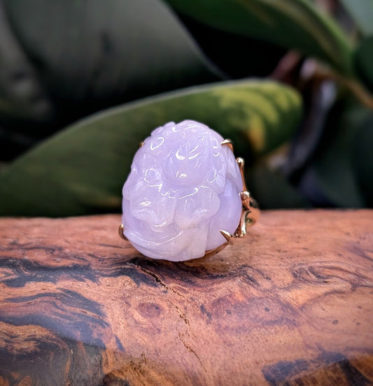 Lavender Jadeite Ring