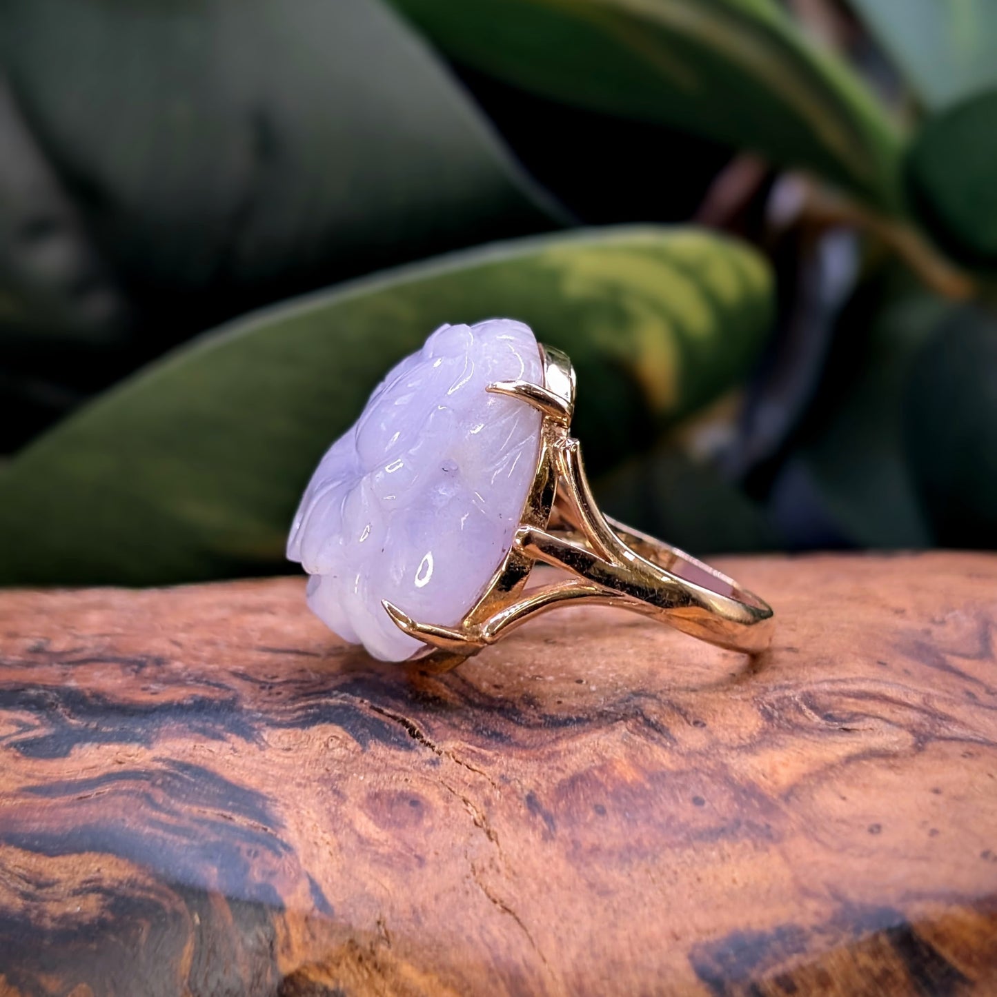 Lavender Jadeite Ring