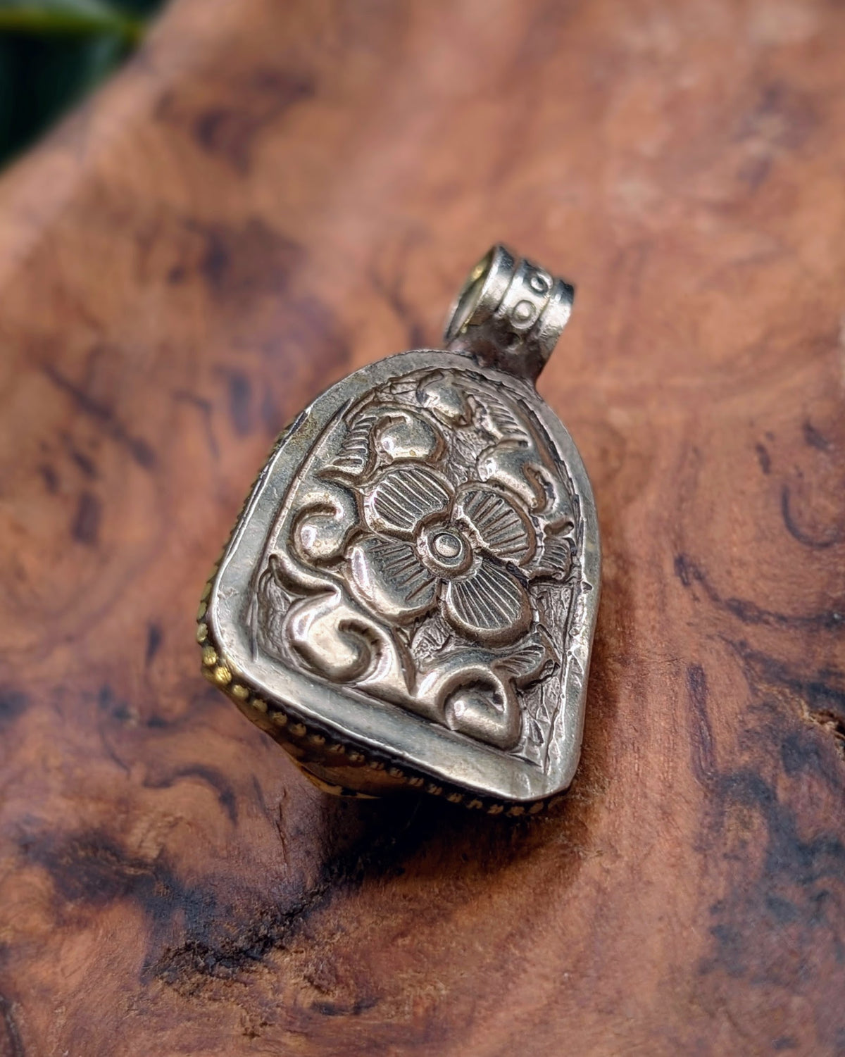Carved Bone Buddha Pendant