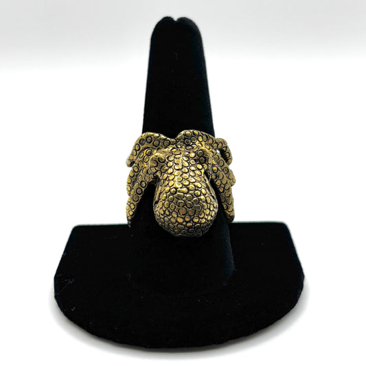 Brass Octopus Ring