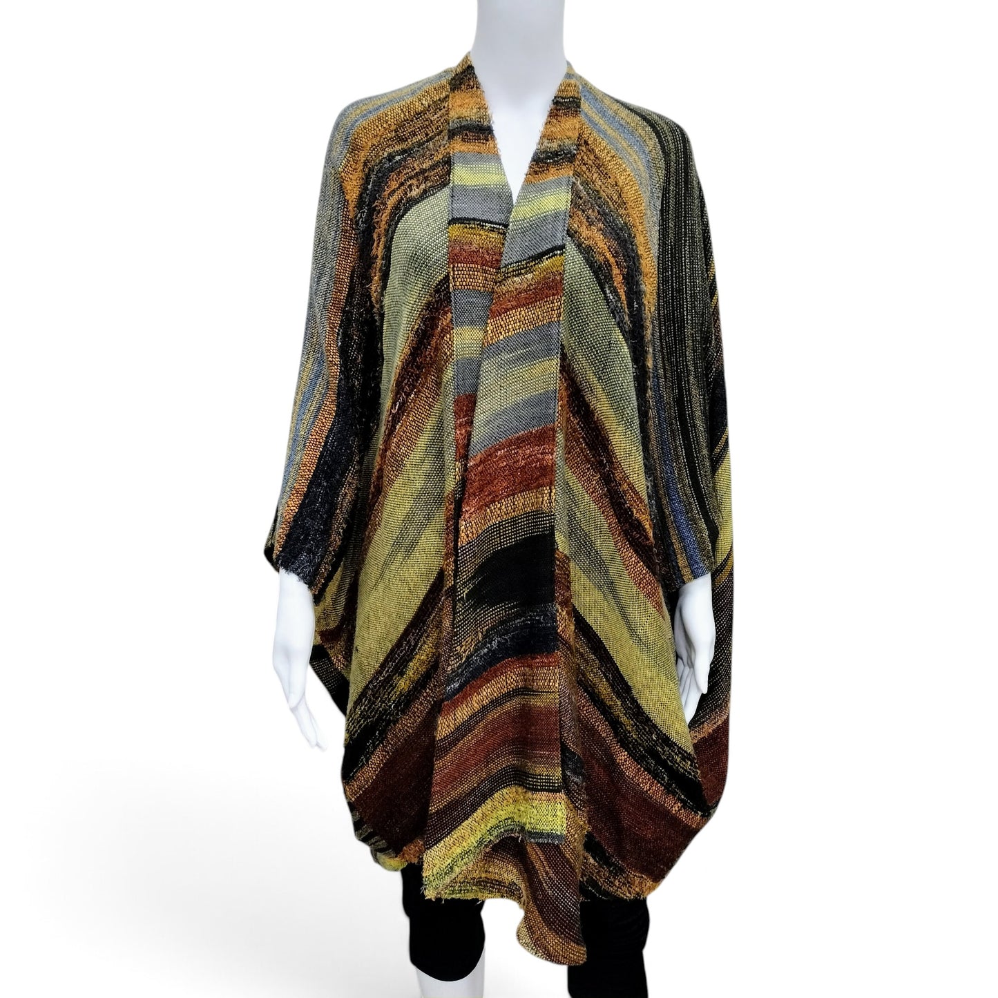 Joan McGee Handwoven Poncho