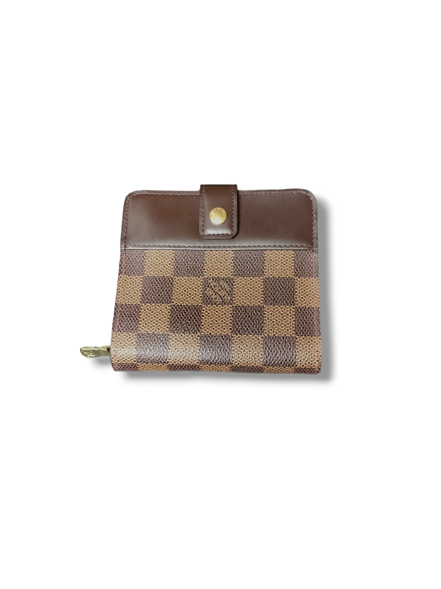 Louis Vuitton DAMIER EBENE COMPACT ZIP WALLET