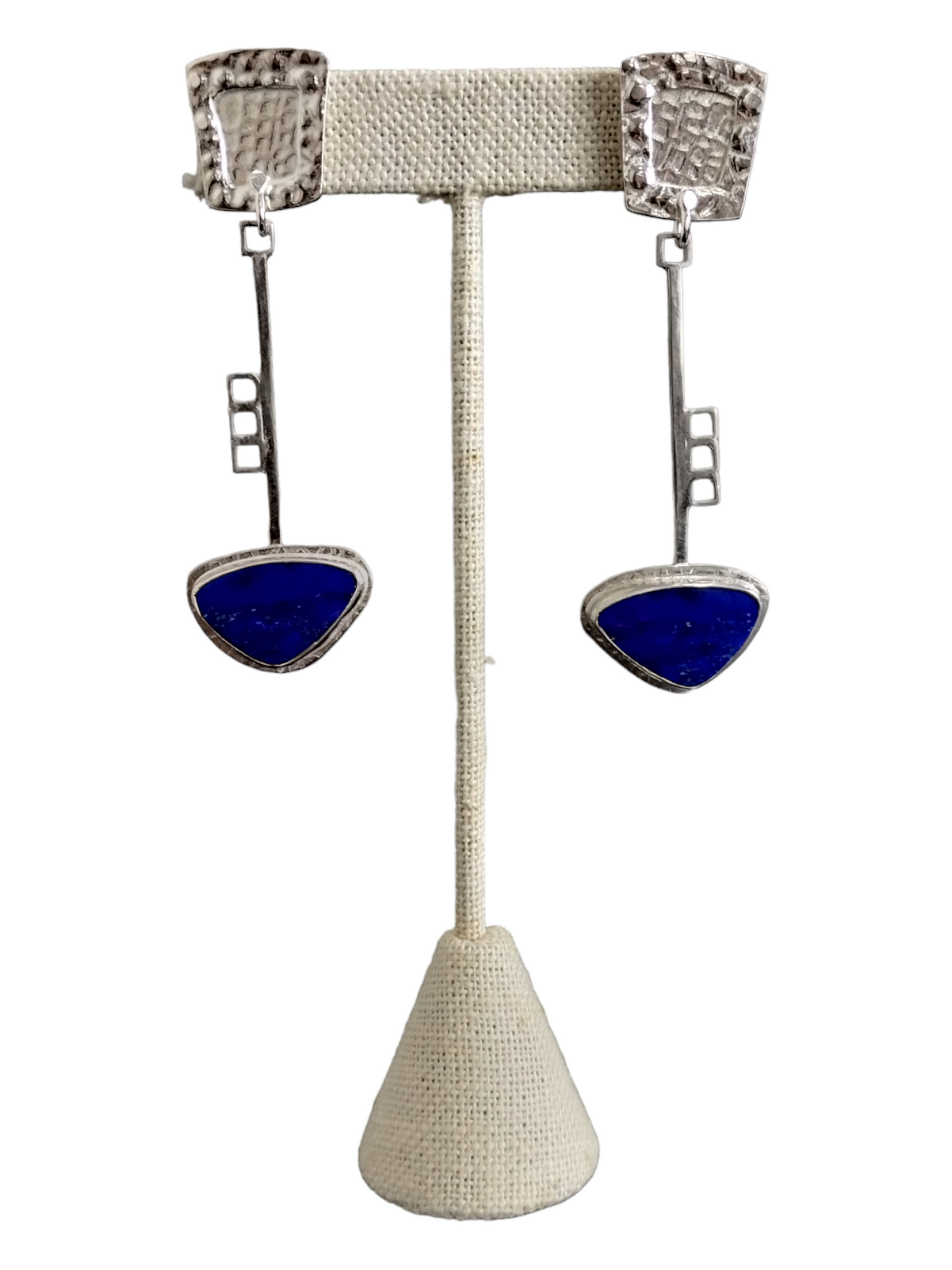 Sterling Silver Earrings Featuring Blue Lapis by: Suzyn Gunther