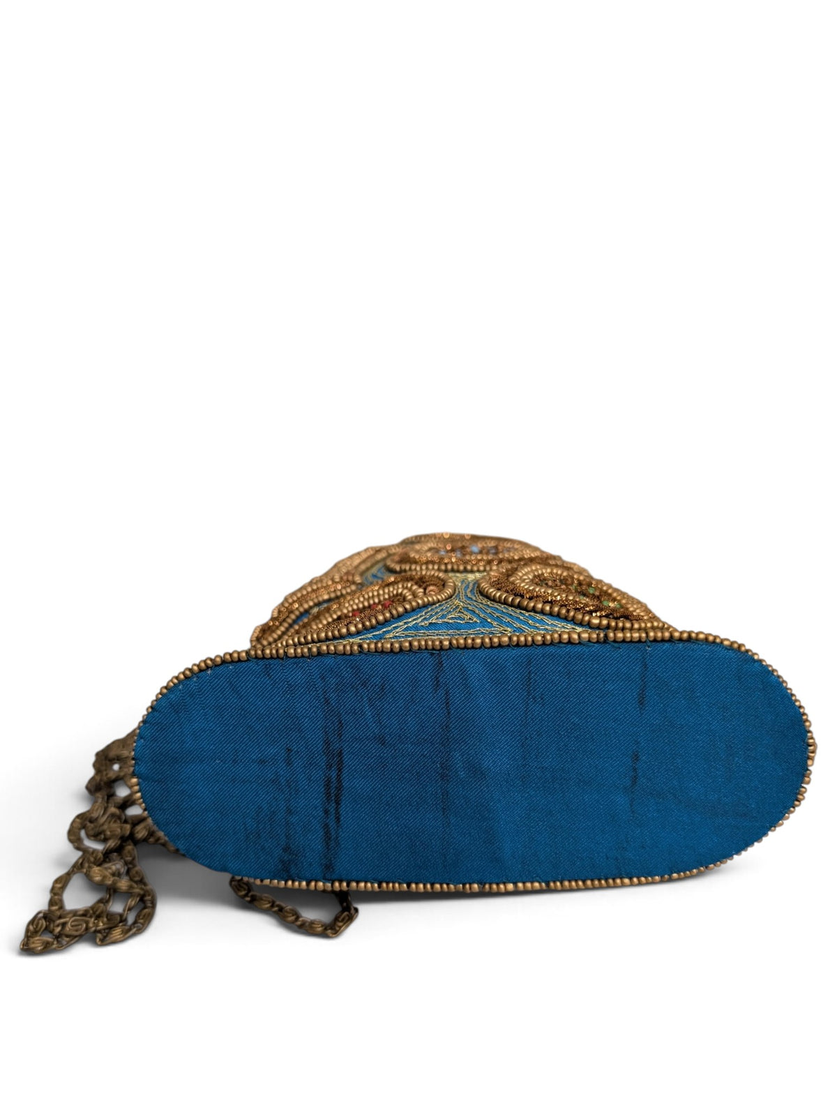 David Jeffery Small Beaded Crossbody Clutch